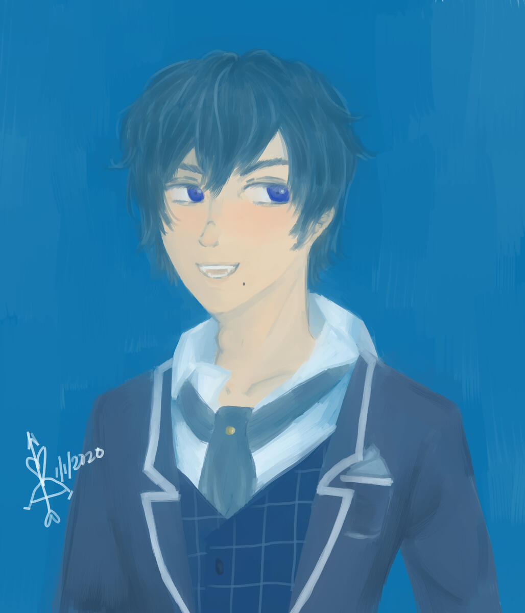 Arthur in Blue